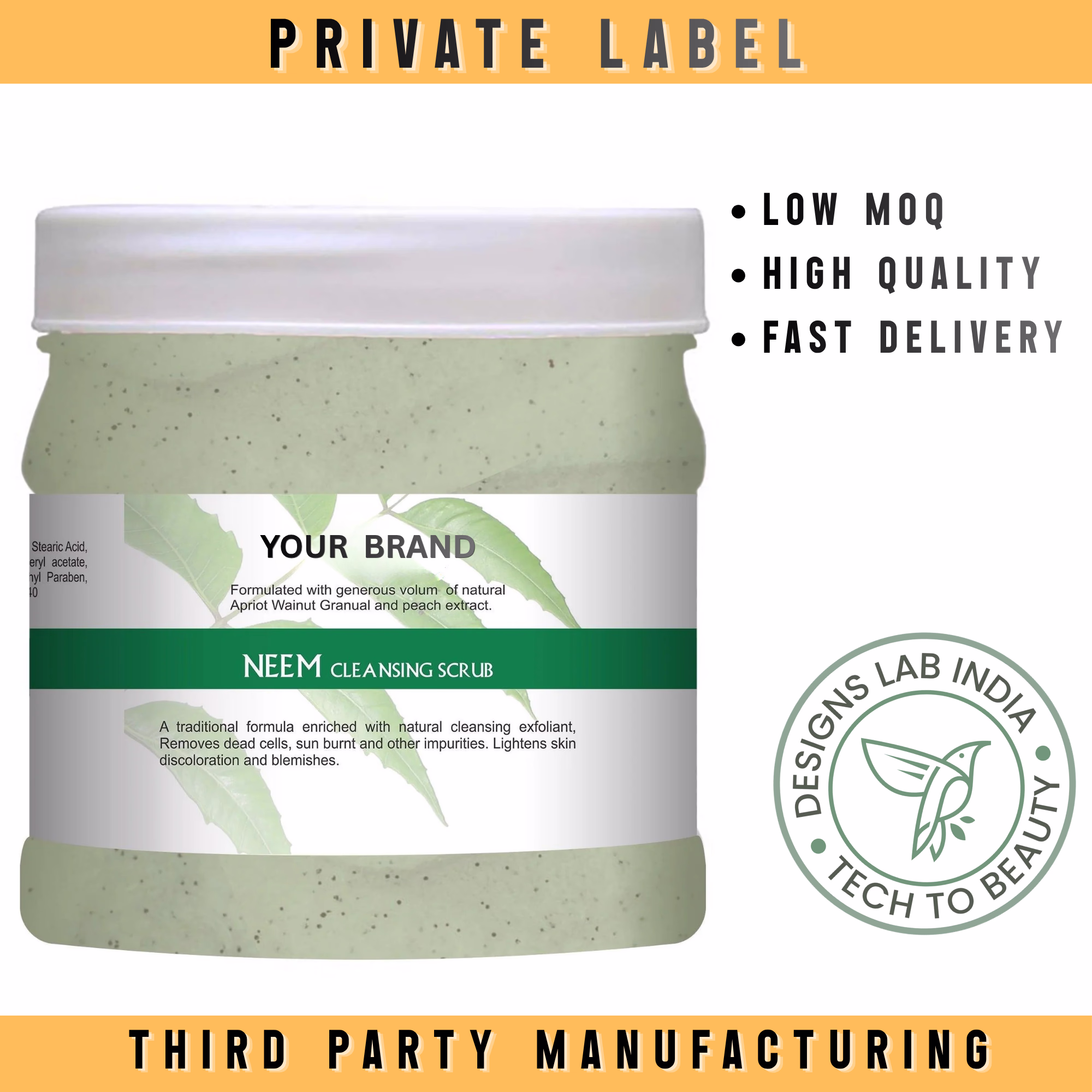 Neem Face & Body Scrub